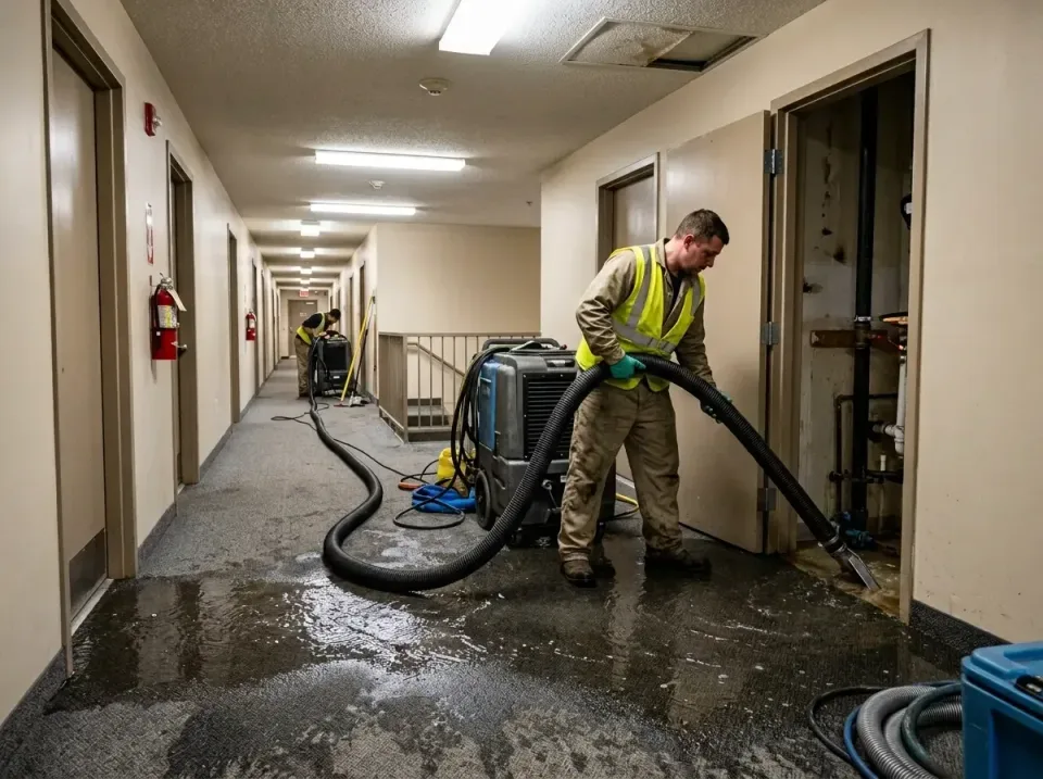multi-unit-apartment-hallway-f-005 — frequently asked questions, Emergency Burst Pipe Water Extraction & Removal in Clemmons…